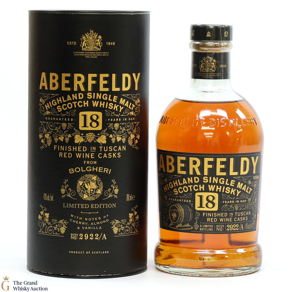 Aberfeldy - 18 Year Old - Tuscan Red Wine Cask Finish