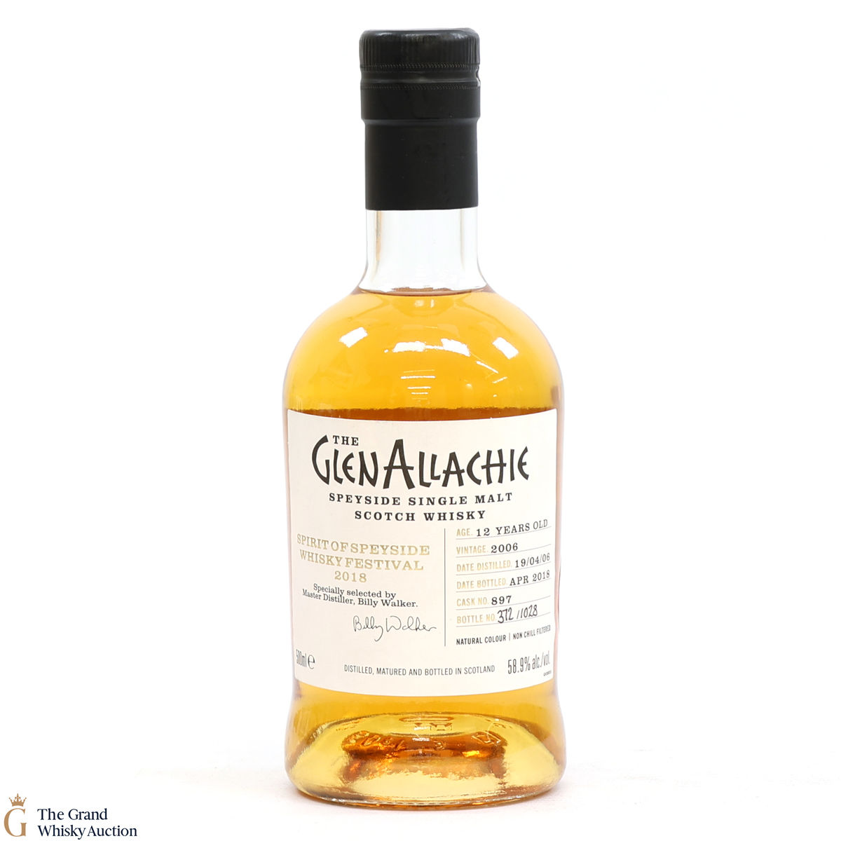 GlenAllachie - 12 Year Old 2006 #897 - Spirit of Speyside 2018 (SIGNED) 50cl