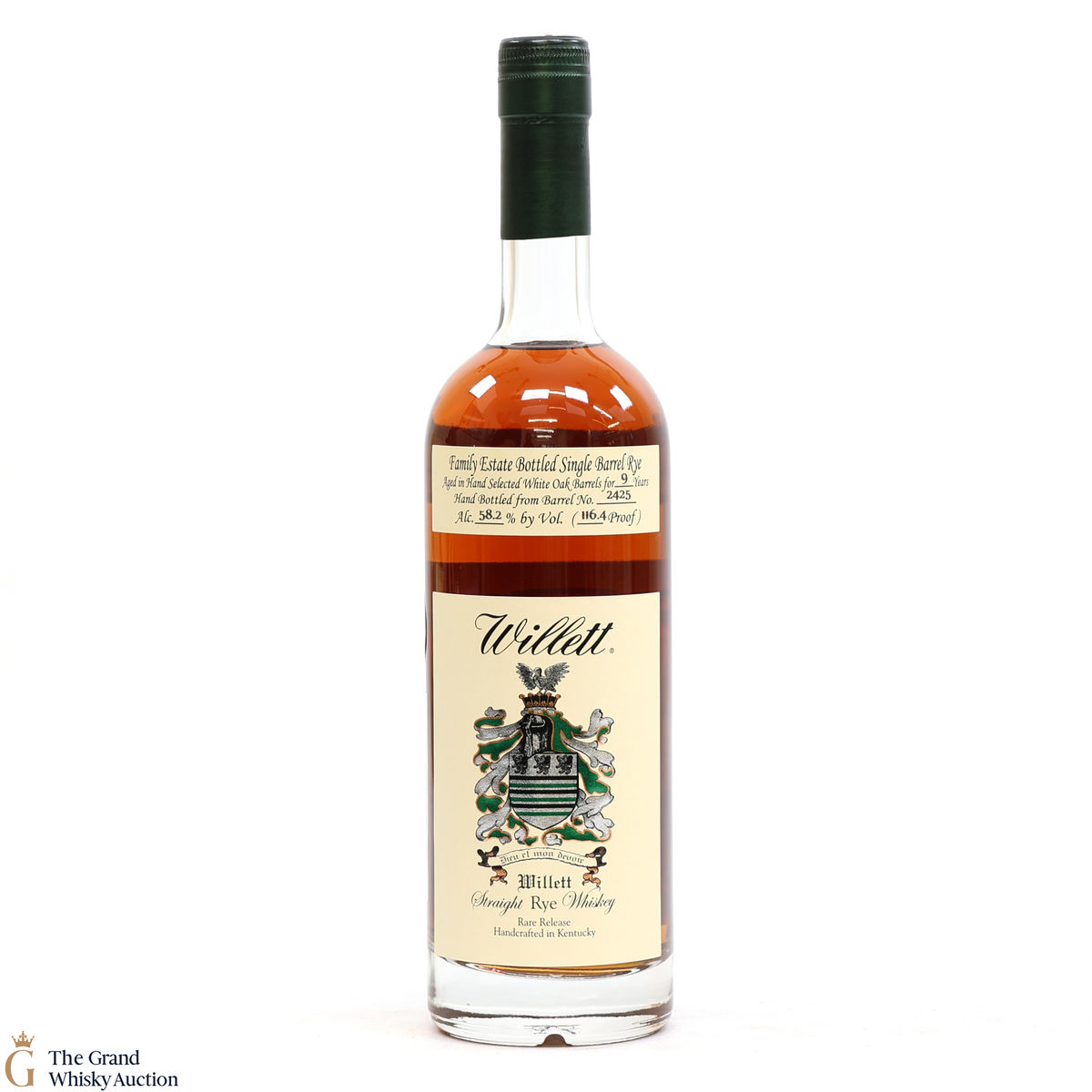 Willett Family Estate - 9 Year Old Single Barrel Rye #2425 The Lexington