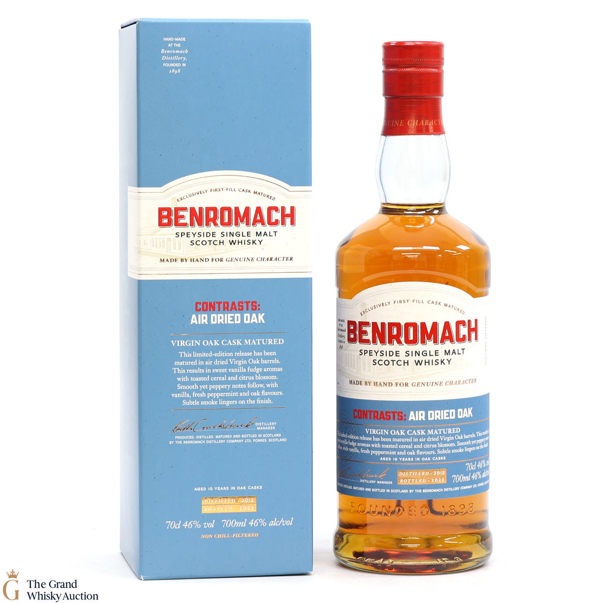 Benromach  - 10 Year Old - Contrasts: Air Dried Oak (2012-2023)