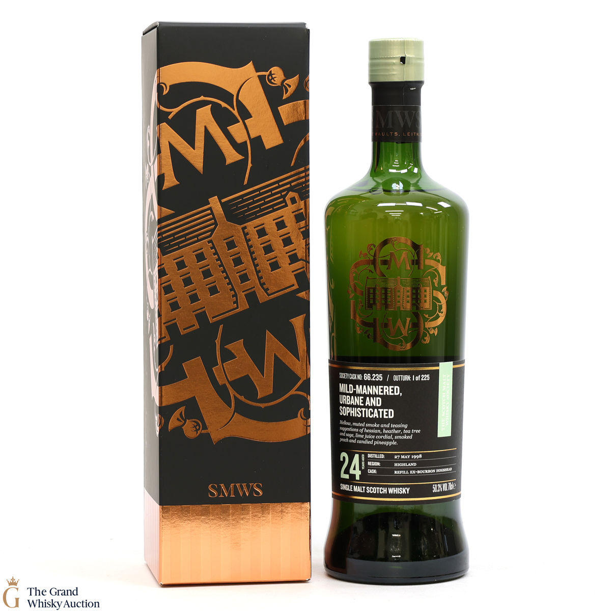 Ardmore - 24 Year Old 1998 - SMWS 66.235 - Mild-Mannered, Urbane And Sophisticated