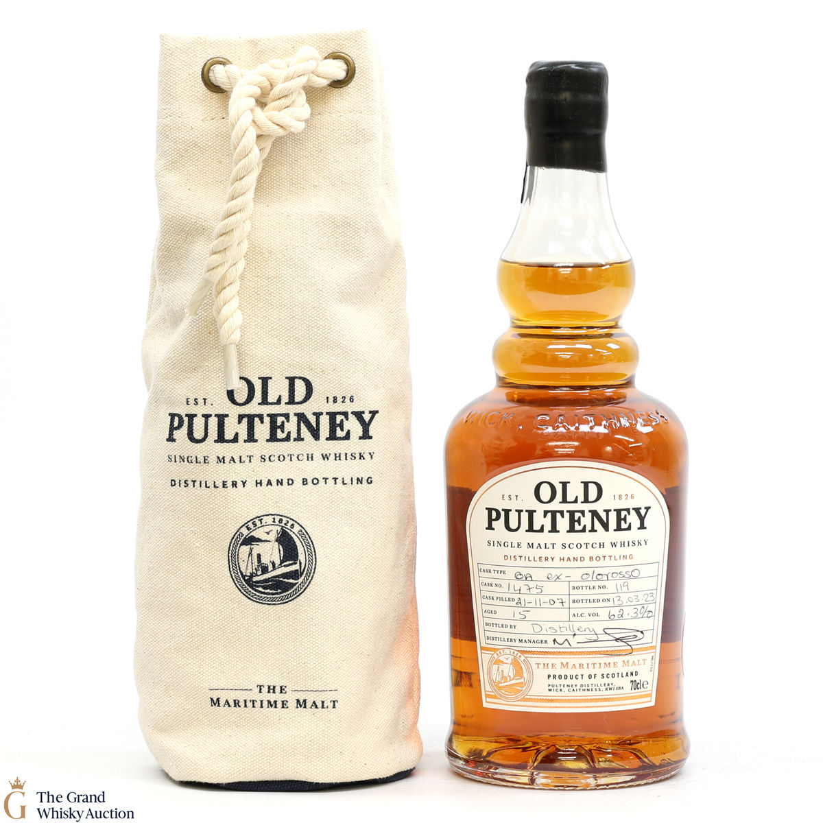 Old Pulteney - 15 Year Old 2007 - Distillery Hand Fill #1475