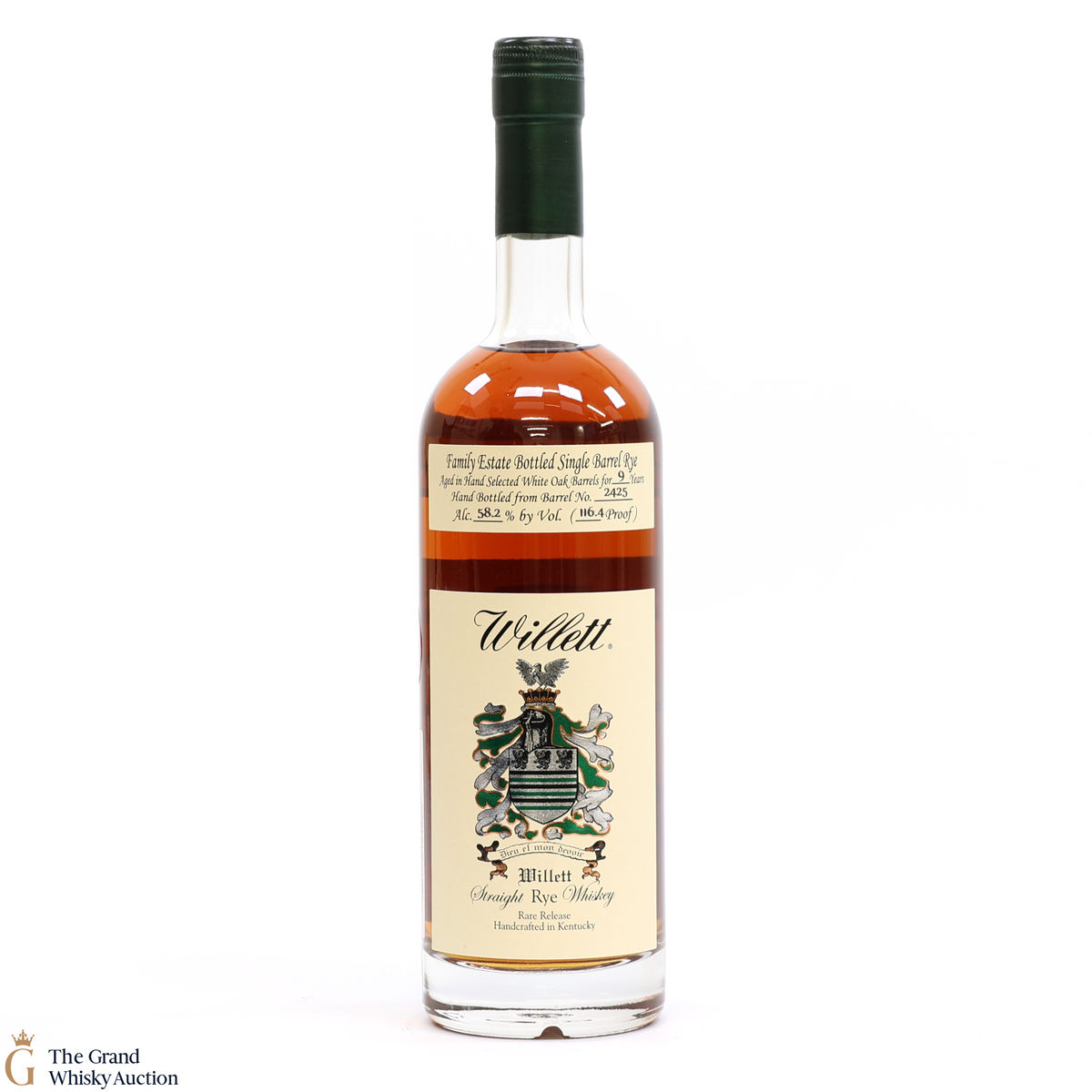 Willett Family Estate - 9 Year Old Single Barrel Rye #2425 The Lexington