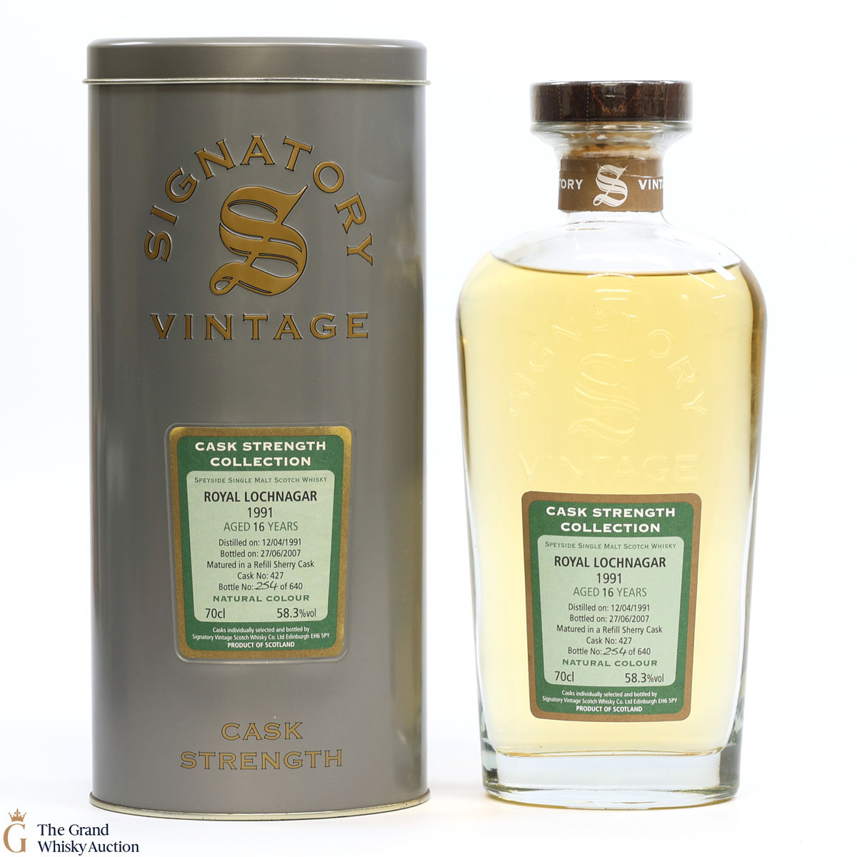 Royal Lochnagar - 16 Year Old 1991 #427 - Signatory Vintage