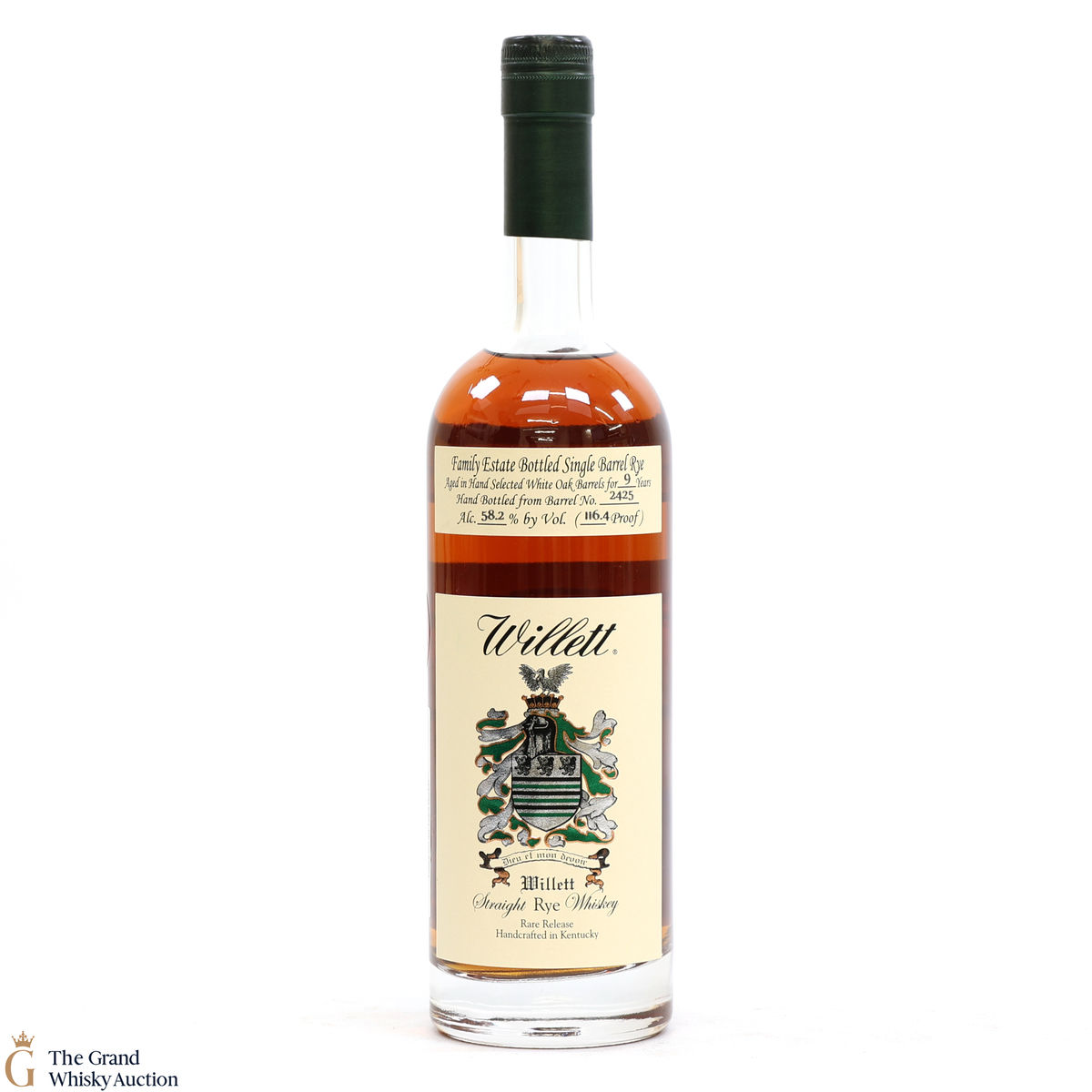 Willett Family Estate - 9 Year Old Single Barrel Rye #2425 The Lexington