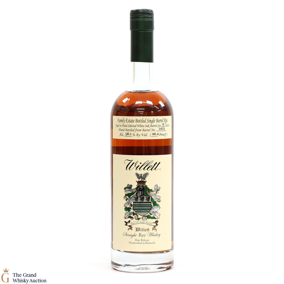 Willett Family Estate - 9 Year Old Single Barrel Rye #2425 The Lexington