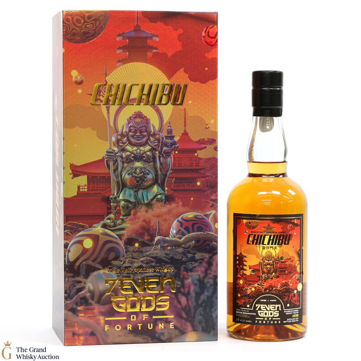 Chichibu - 5 Year Old 2017 - Single Cask #8280 - 7even Gods Of Fortune - 4th Edition Bishamonten