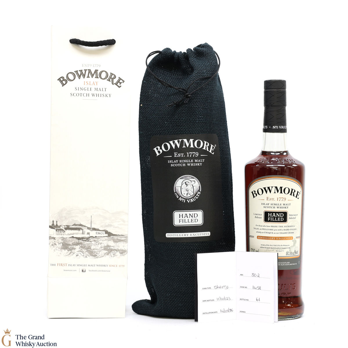 Bowmore - 27 Year Old 1996 Hand Filled - Sherry Cask #1458