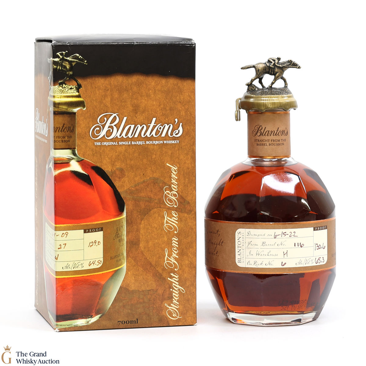 Blanton's - Straight From The Barrel - Cask Strength (65.3% ABV)