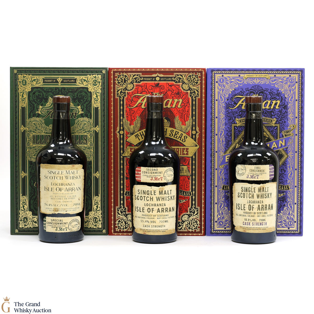 Arran - Smugglers' Series - The Complete Trilogy (3 x 70cl)