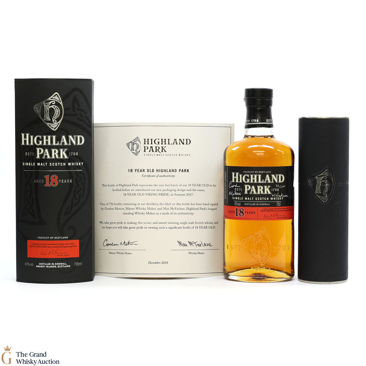 Highland Park - 18 Year Old Signed Edition & Scroll
