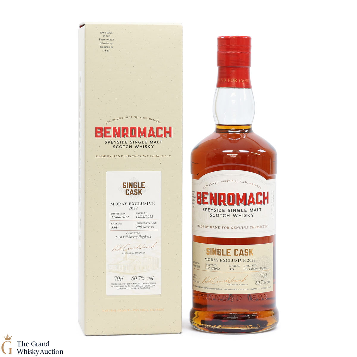 Benromach - 2012 Single Cask #334 - Moray Exclusive 2022