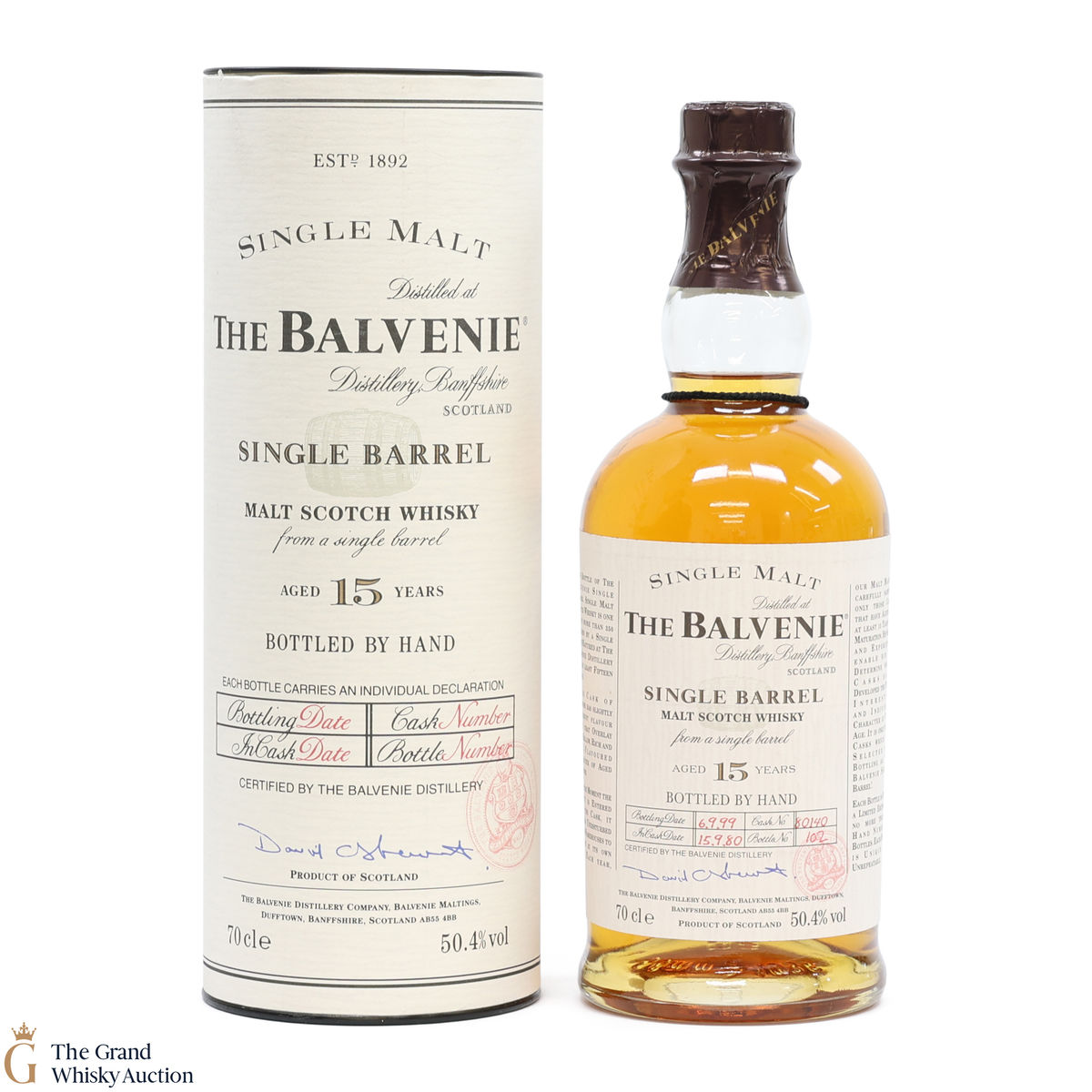 Balvenie - 15 Year Old 1980 - Single Barrel #80140