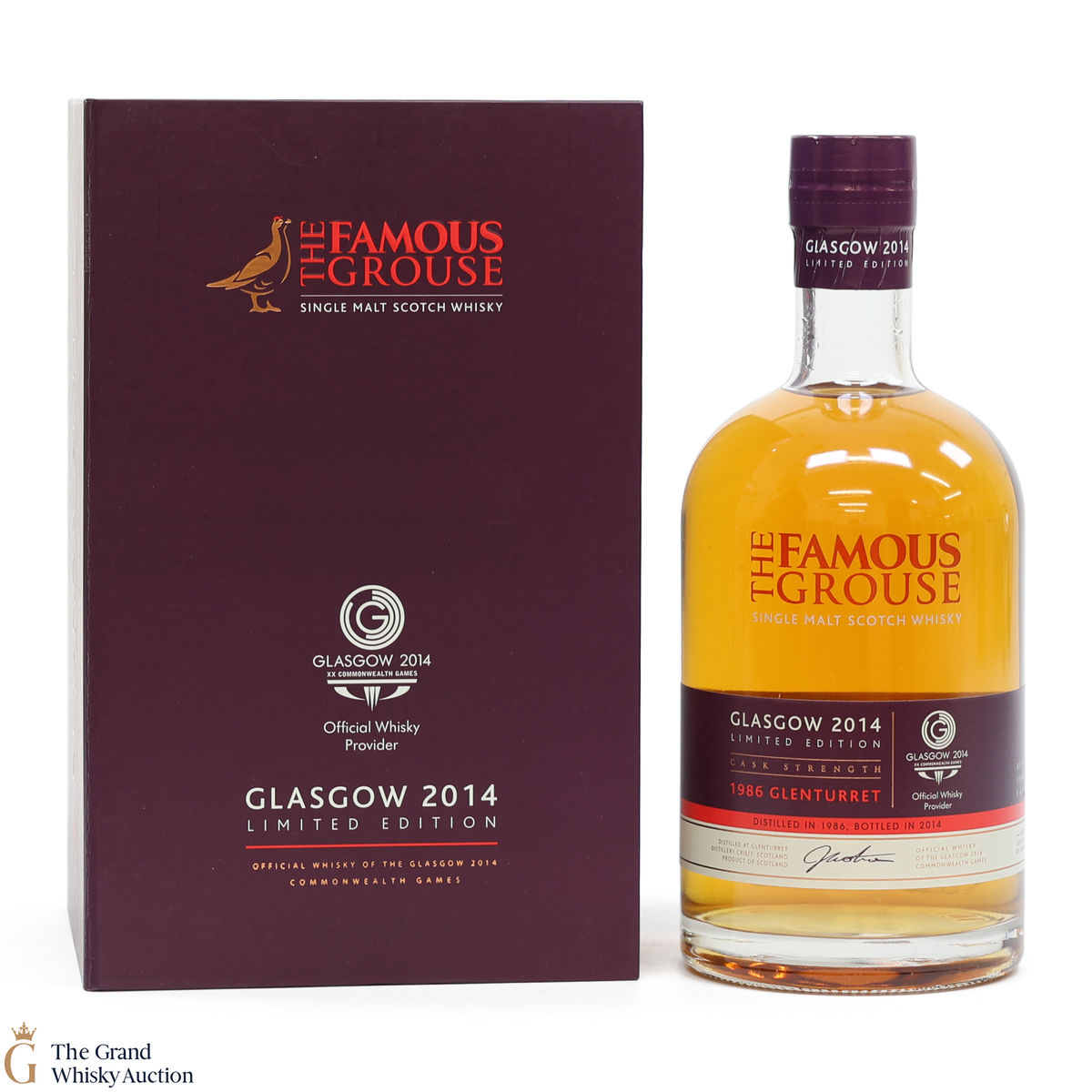 Glenturret - 1986 - Famous Grouse - Glasgow Commonwealth Games 2014 Limited Edition