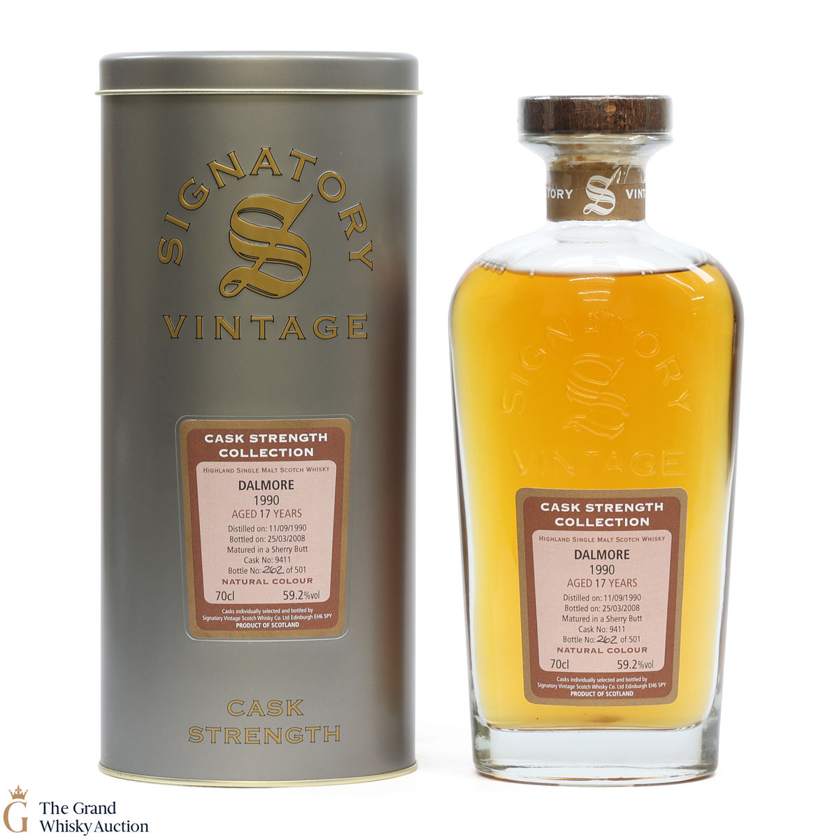 Dalmore - 17 Year Old 1990 - Cask Strength Collection #9411 - Signatory Vintage