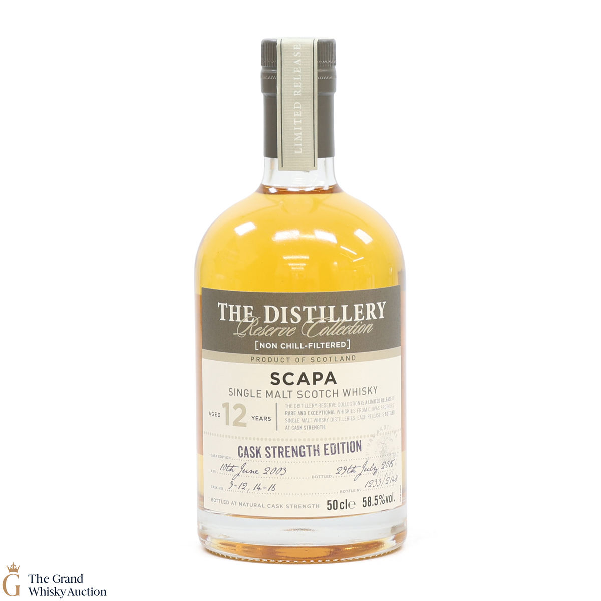 Scapa - 12 Year Old 2003 - Cask Strength - Distillery Reserve (50cl)
