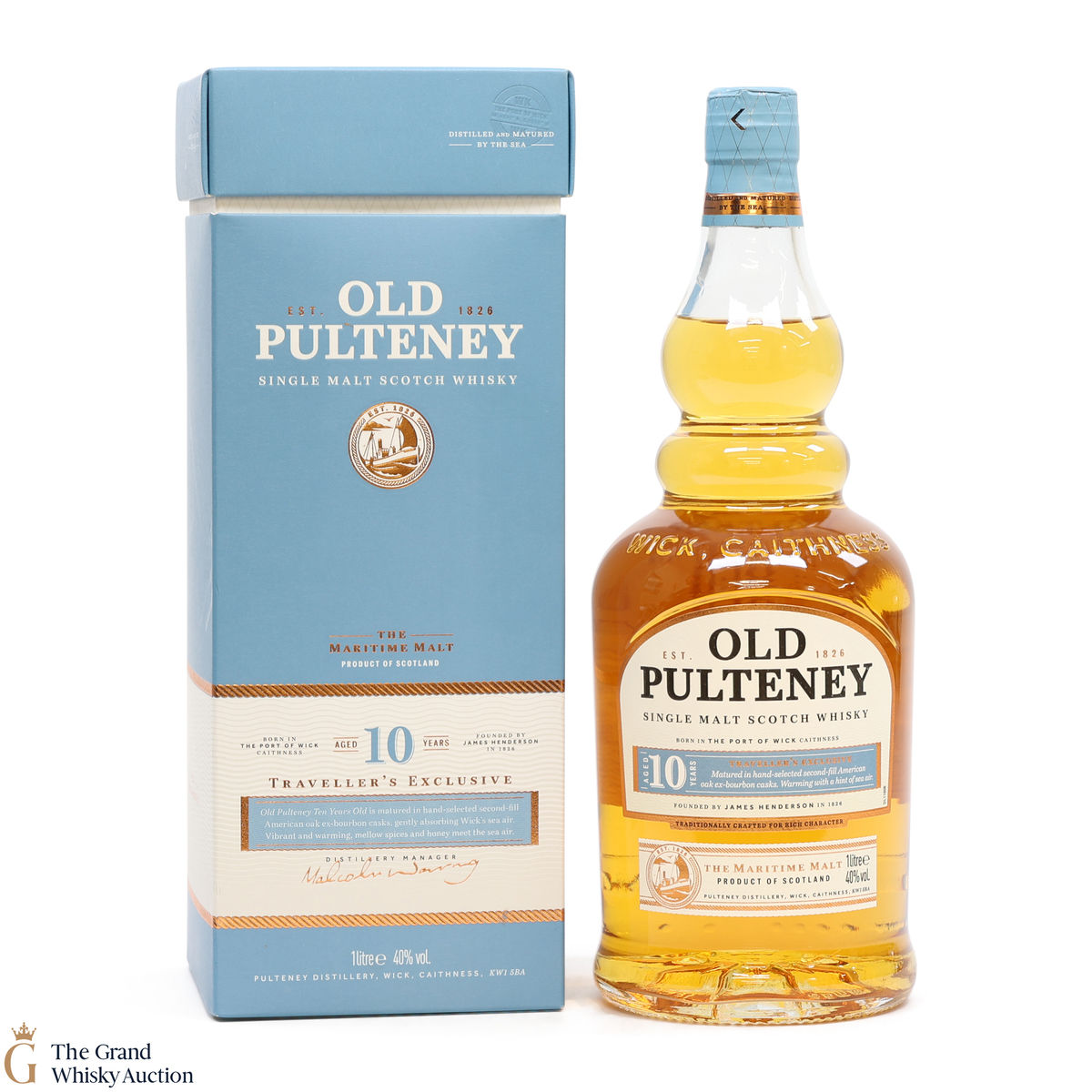 Old Pulteney - 10 Year Old - Travellers Exclusive - 1L