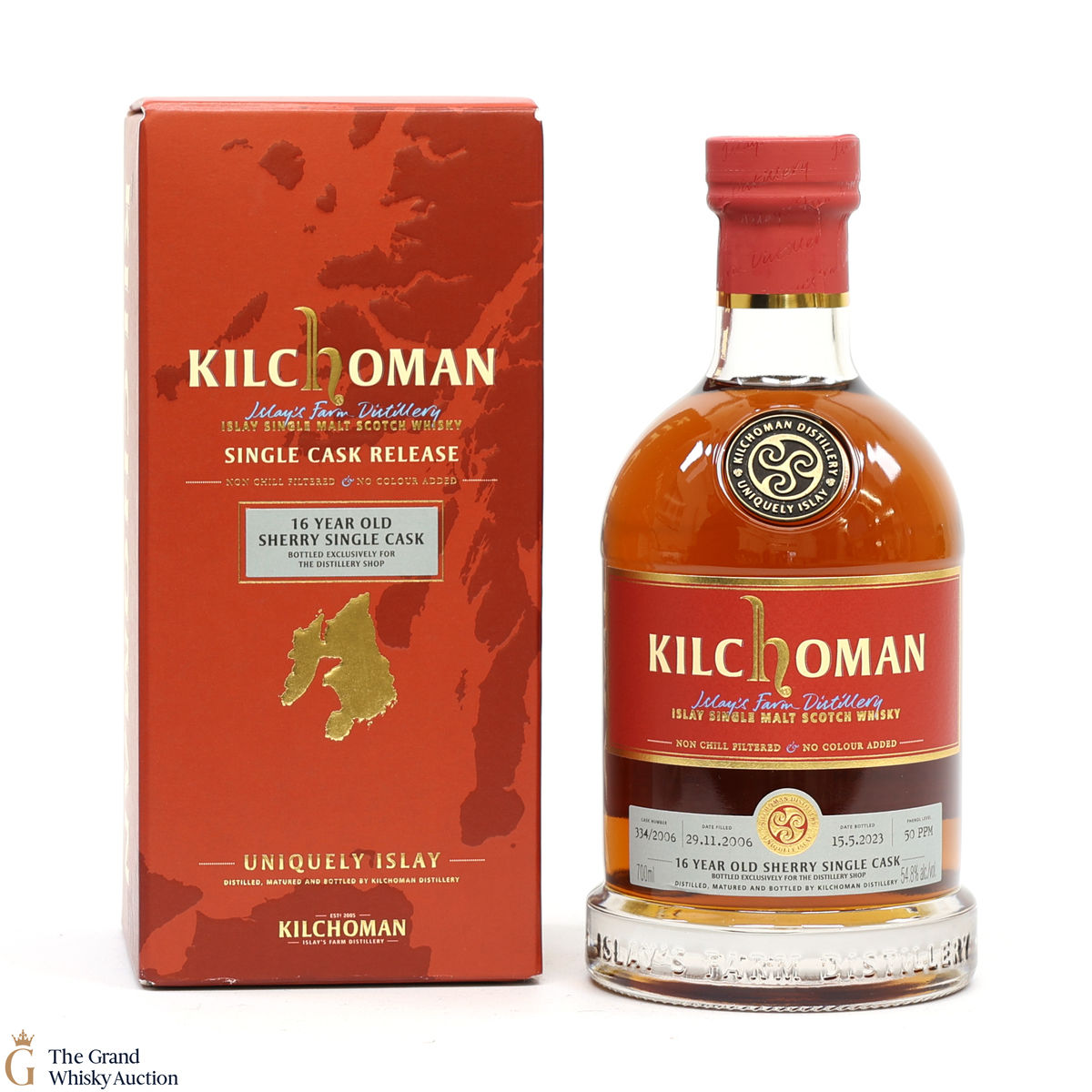 Kilchoman - 16 Year Old - Sherry Single Cask #334/2006 - The Distillery Shop