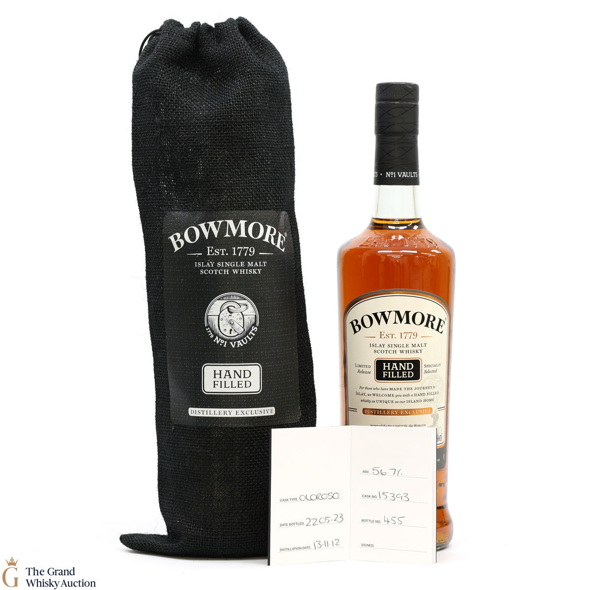 Bowmore - 10 Year Old - 2012 Hand Filled - Cask #15393