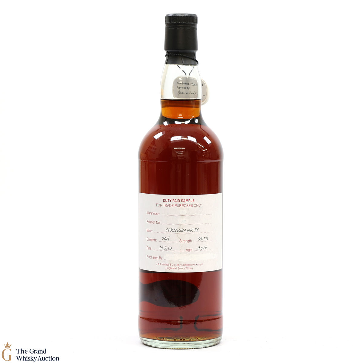 Springbank - 9 Year Old 2013 Fresh Sherry - Duty Paid Sample 59.1%