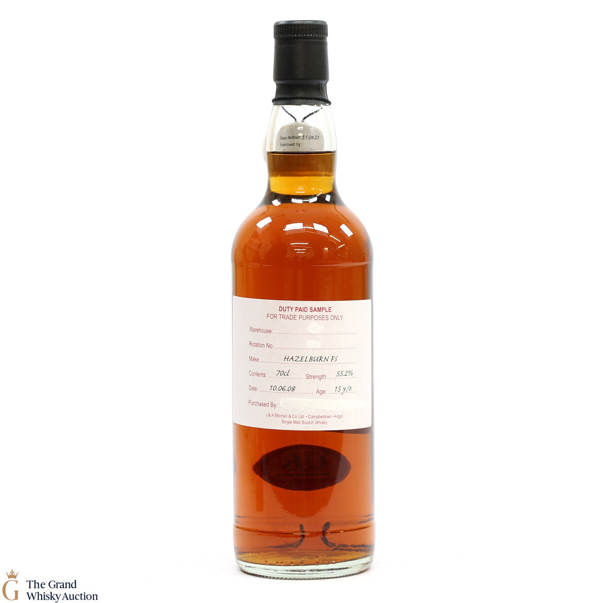 Hazelburn - 15 Year Old 2008 Fresh Sherry - Duty Paid Sample 55.2%