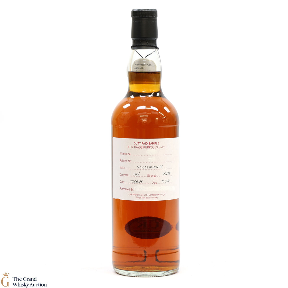 Hazelburn - 15 Year Old 2008 Fresh Sherry - Duty Paid Sample 55.2%