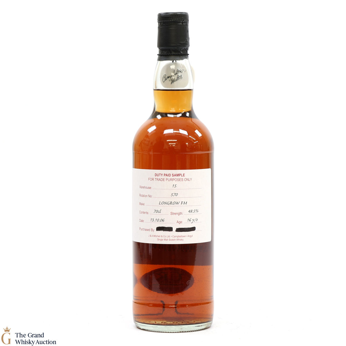 Longrow - 16 Year Old 2006 Fresh Maderia - Duty Paid Sample 48.5%