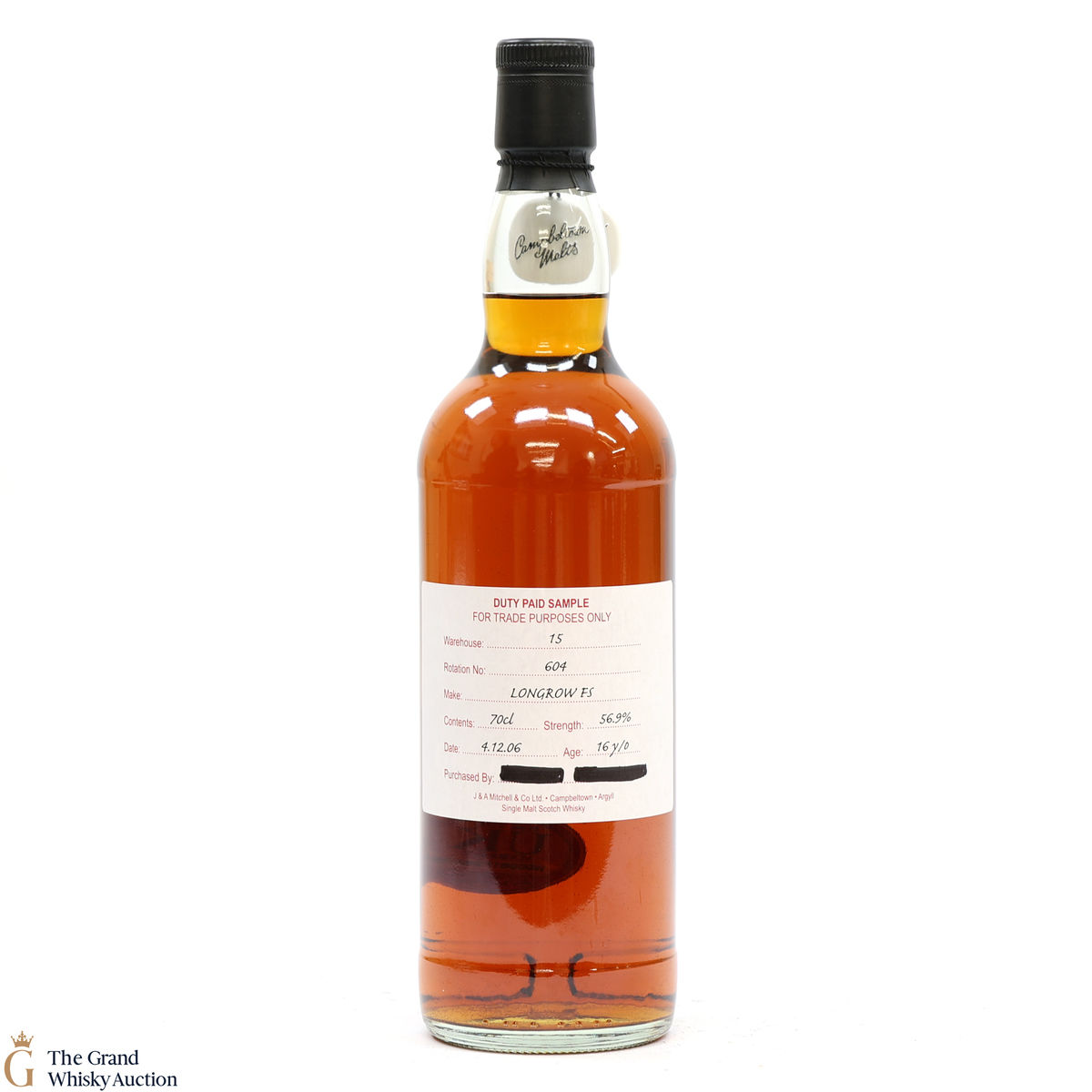 Longrow - 16 Year Old 2006 Fresh Sherry - Duty Paid Sample 56.9%