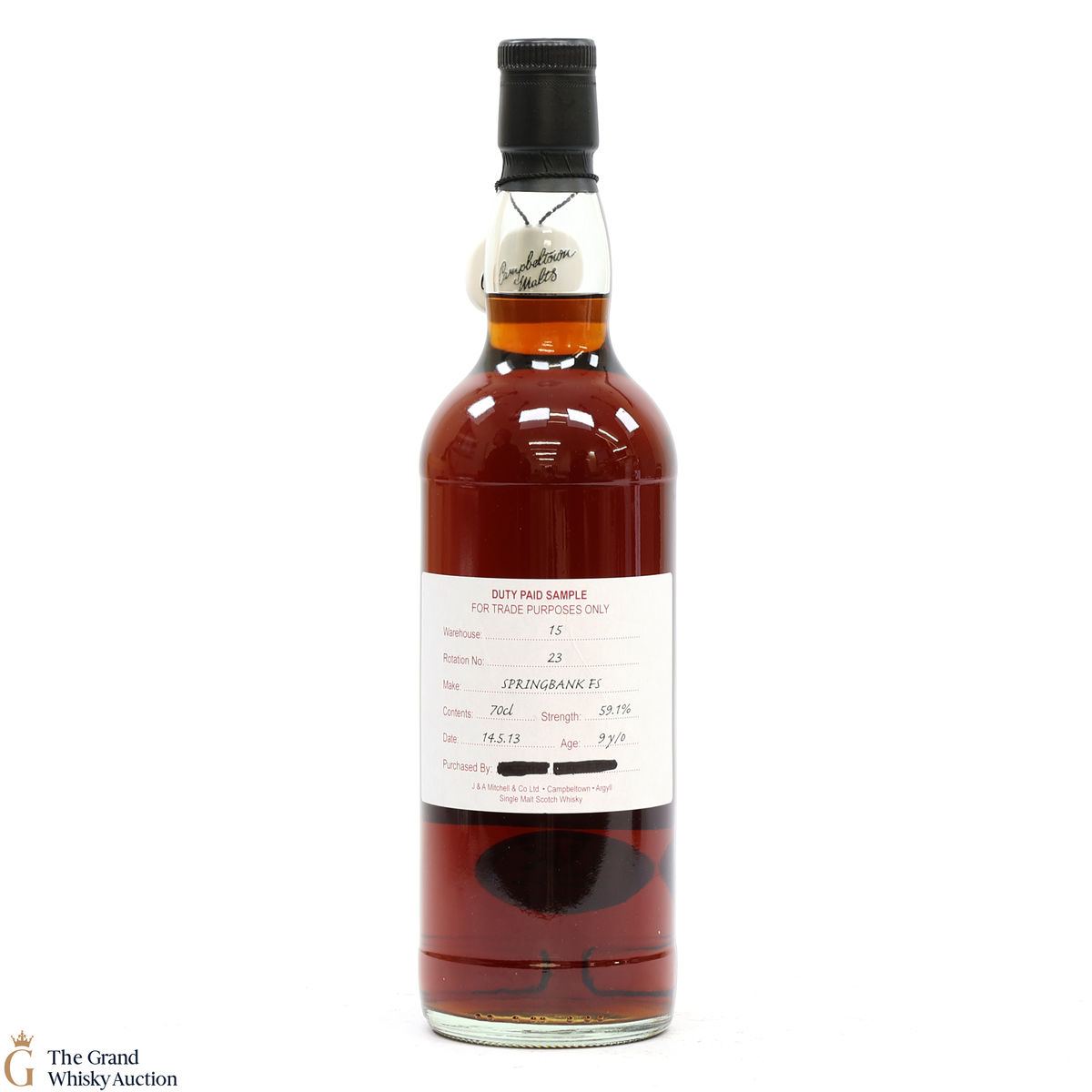 Springbank - 9 Year Old 2013 Fresh Sherry - Duty Paid Sample 59.1%