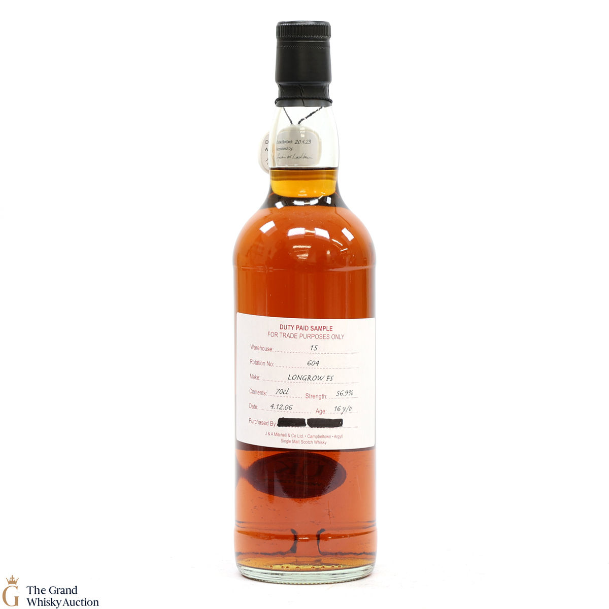 Longrow - 16 Year Old 2006 Fresh Sherry - Duty Paid Sample 56.9%
