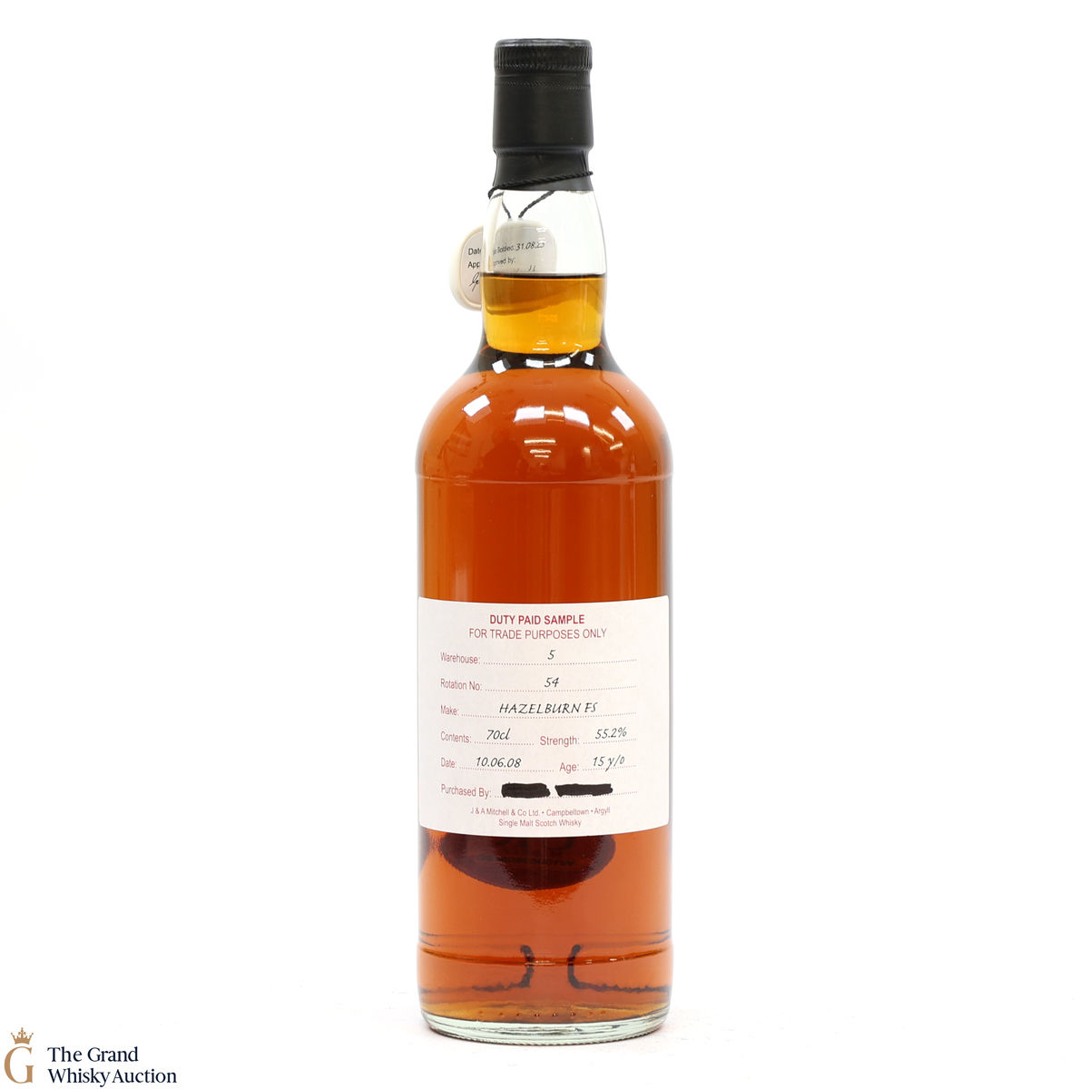 Hazelburn - 15 Year Old 2008 Fresh Sherry - Duty Paid Sample 55.2%