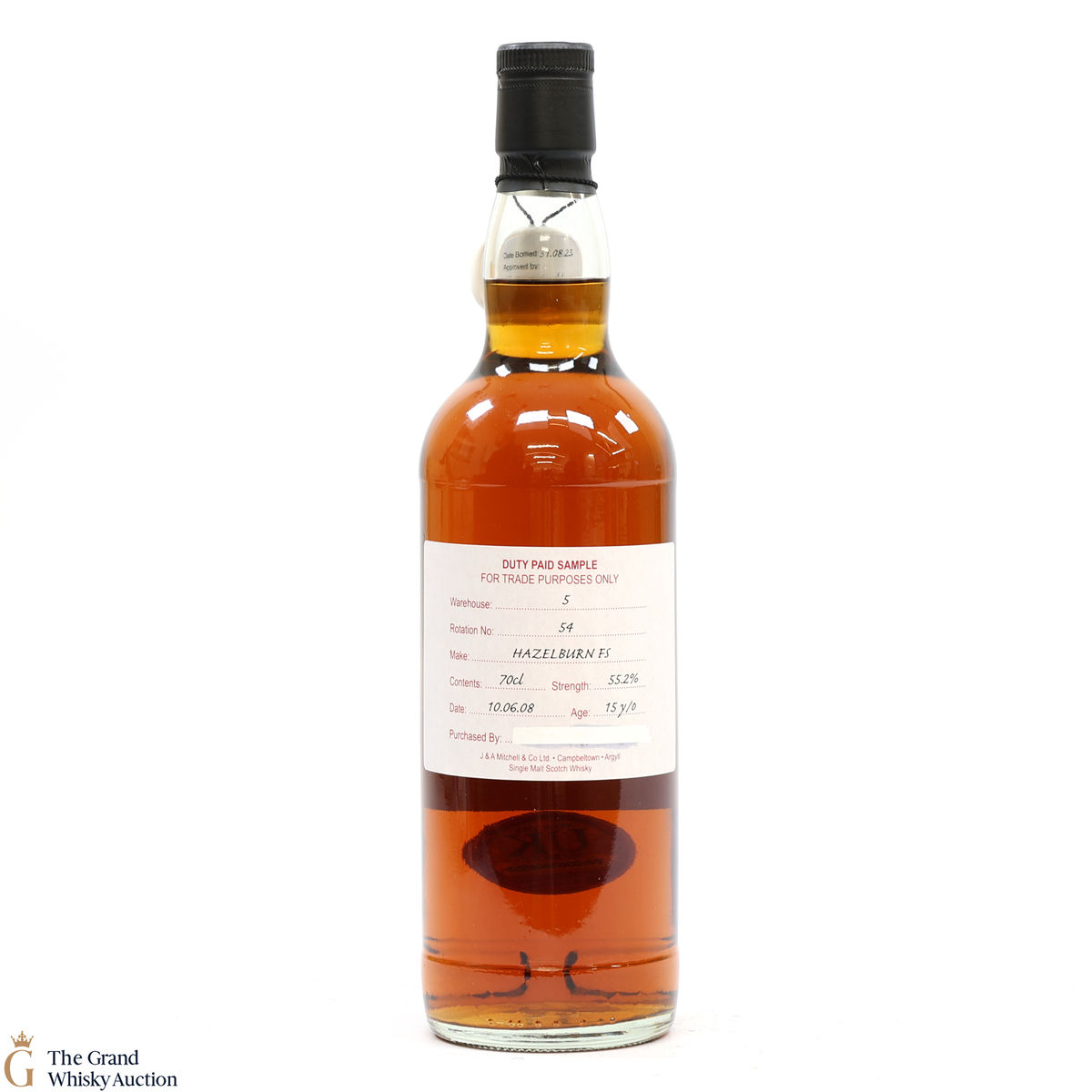 Hazelburn - 15 Year Old 2008 Fresh Sherry - Duty Paid Sample 55.2%