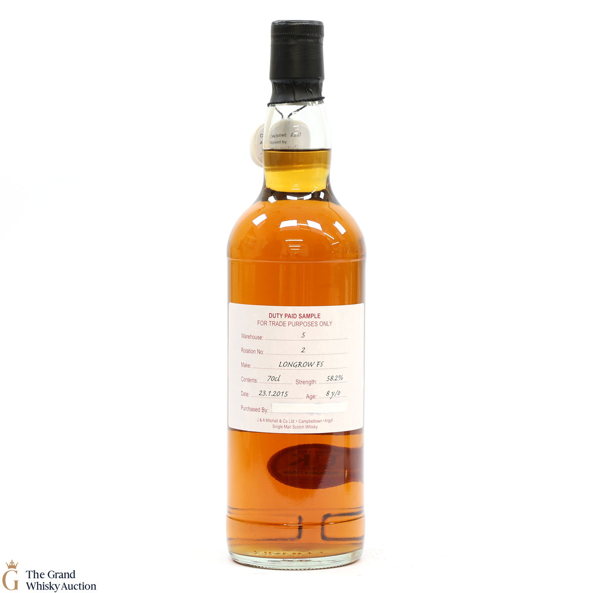 Longrow - 8 Year Old 2015 Fresh Sherry - Duty Paid Sample 58.2%