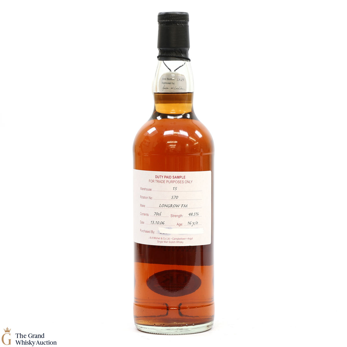 Longrow - 16 Year Old 2006 Fresh Maderia - Duty Paid Sample 48.5%