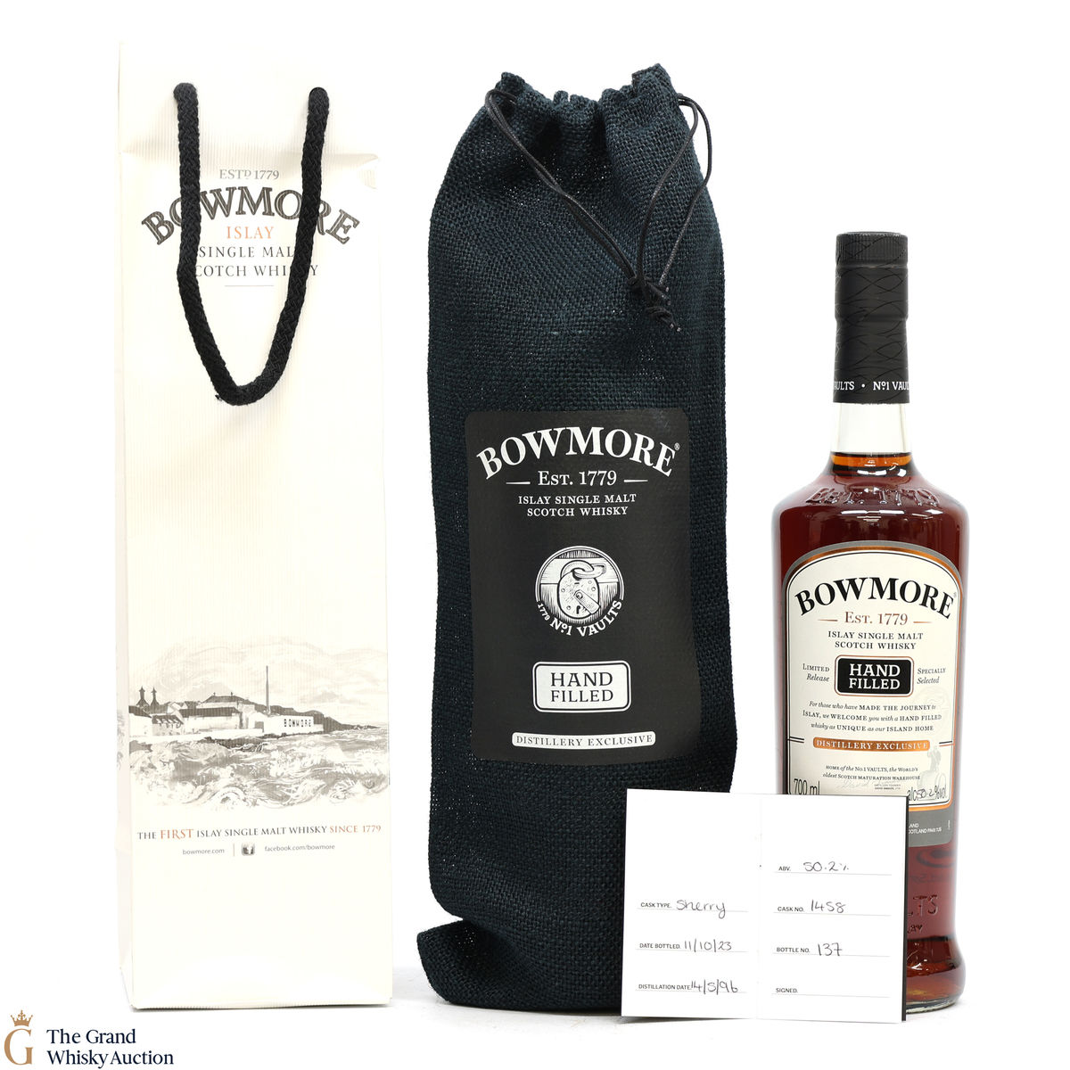 Bowmore - 27 Year Old 1996 Hand Filled - Sherry Cask #1458