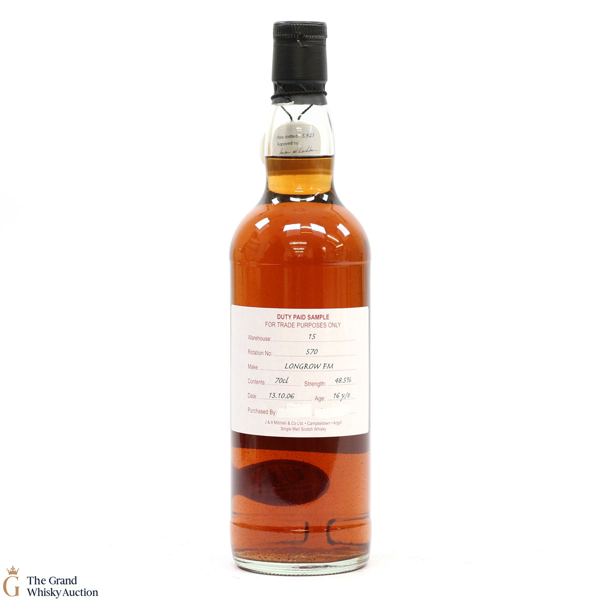Longrow - 16 Year Old 2006 Fresh Maderia - Duty Paid Sample 48.5%