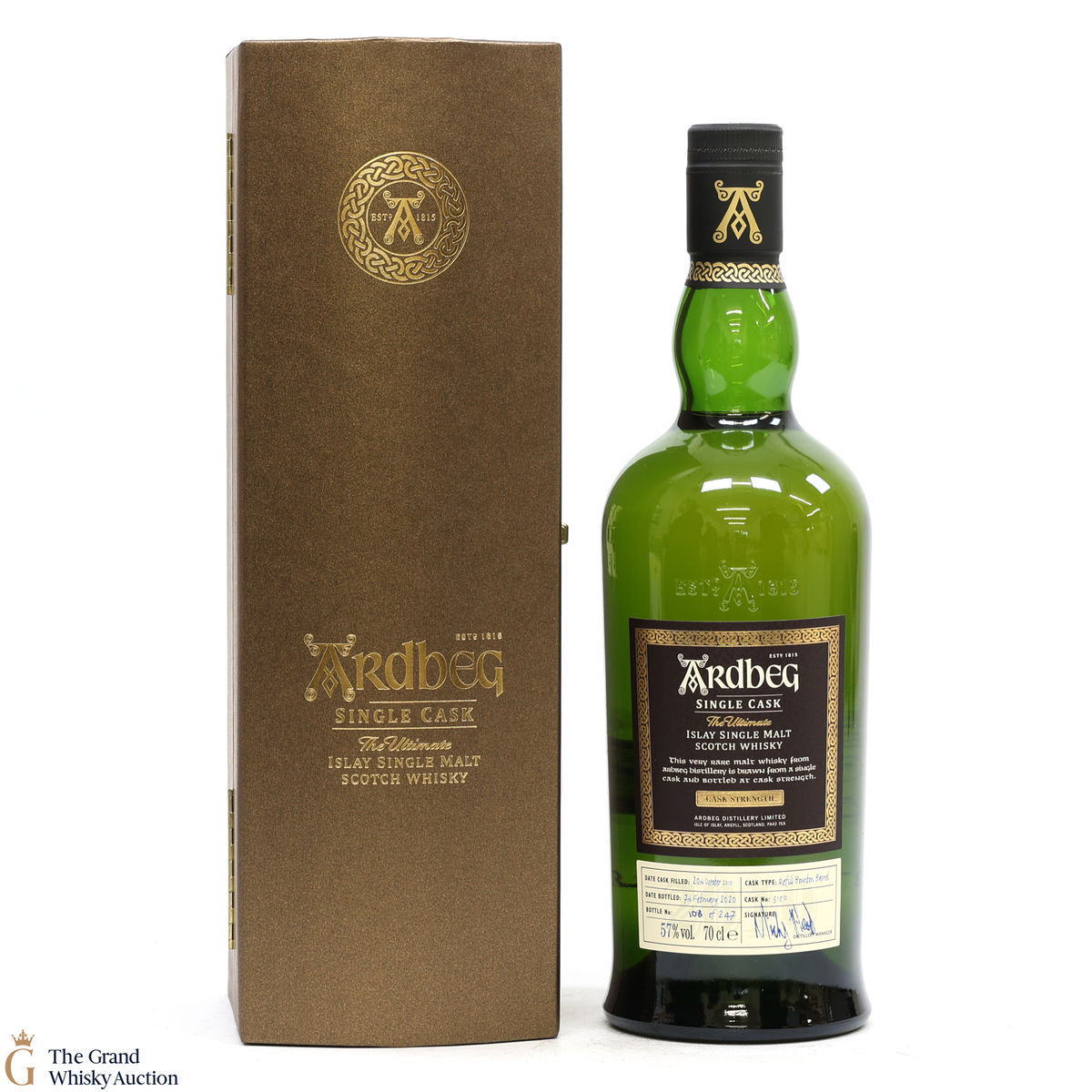 Ardbeg - 2010 Single Cask #3150 (Signed by M.Heads)
