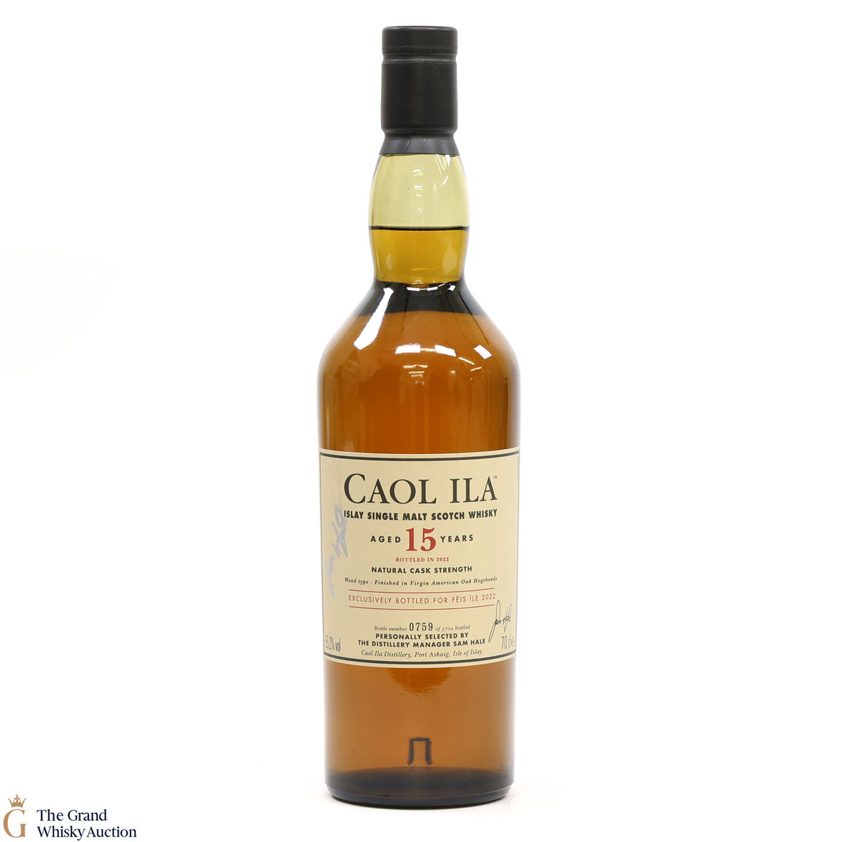 Caol Ila - 15 Year Old - Virgin Oak Finish - Feis Ile 2022 (Signed)
