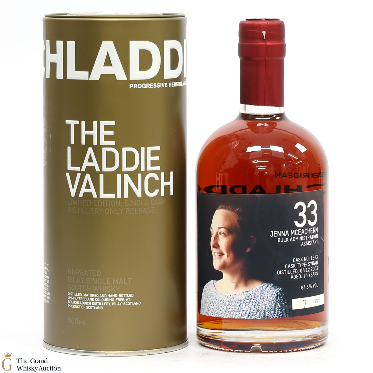 Bruichladdich - 14 Year Old - Valinch 33 - Jenna McEachern (50cl)