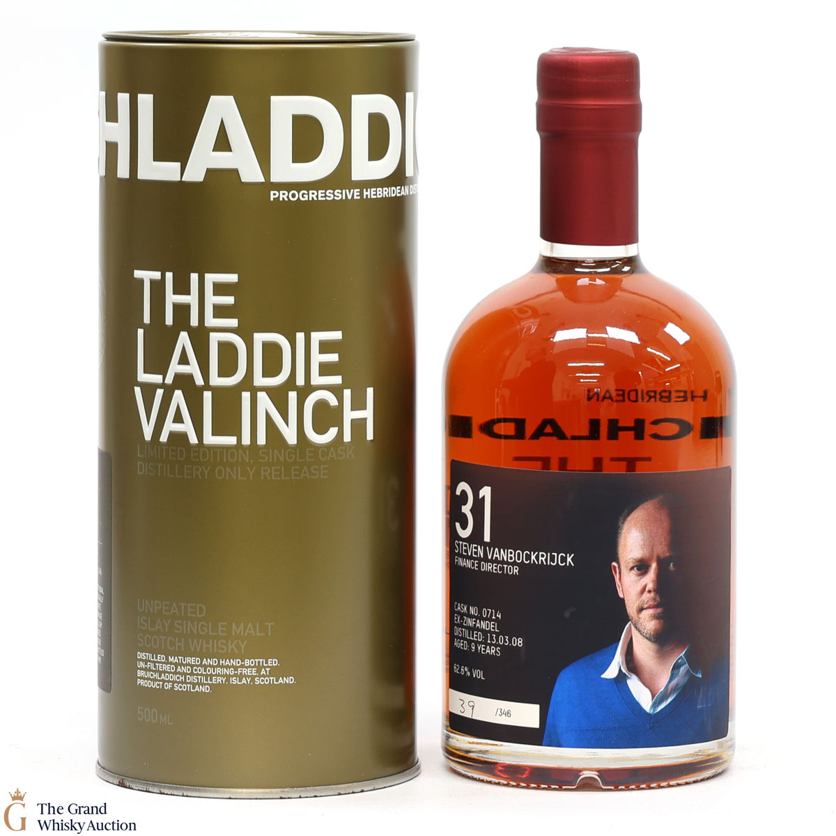 Bruichladdich - 9 Year Old - Valinch 31 - Steven Vanbockrijck (50cl)