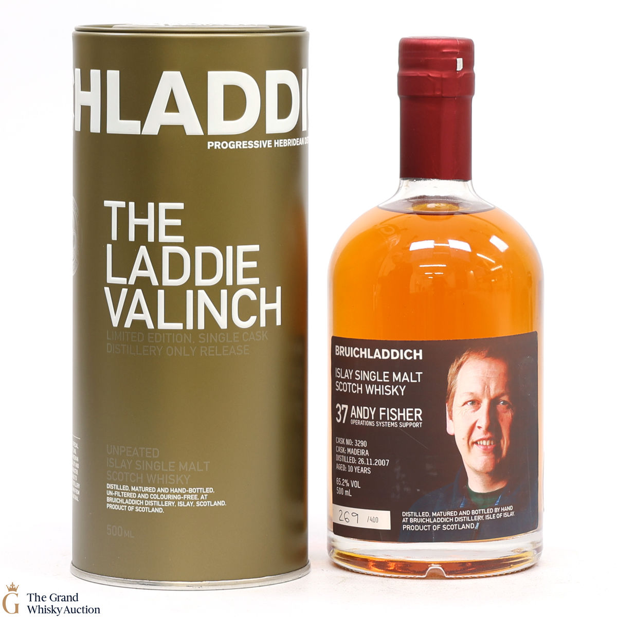 Bruichladdich - 10 Year Old - Valinch 37 - Andy Fisher (50cl)