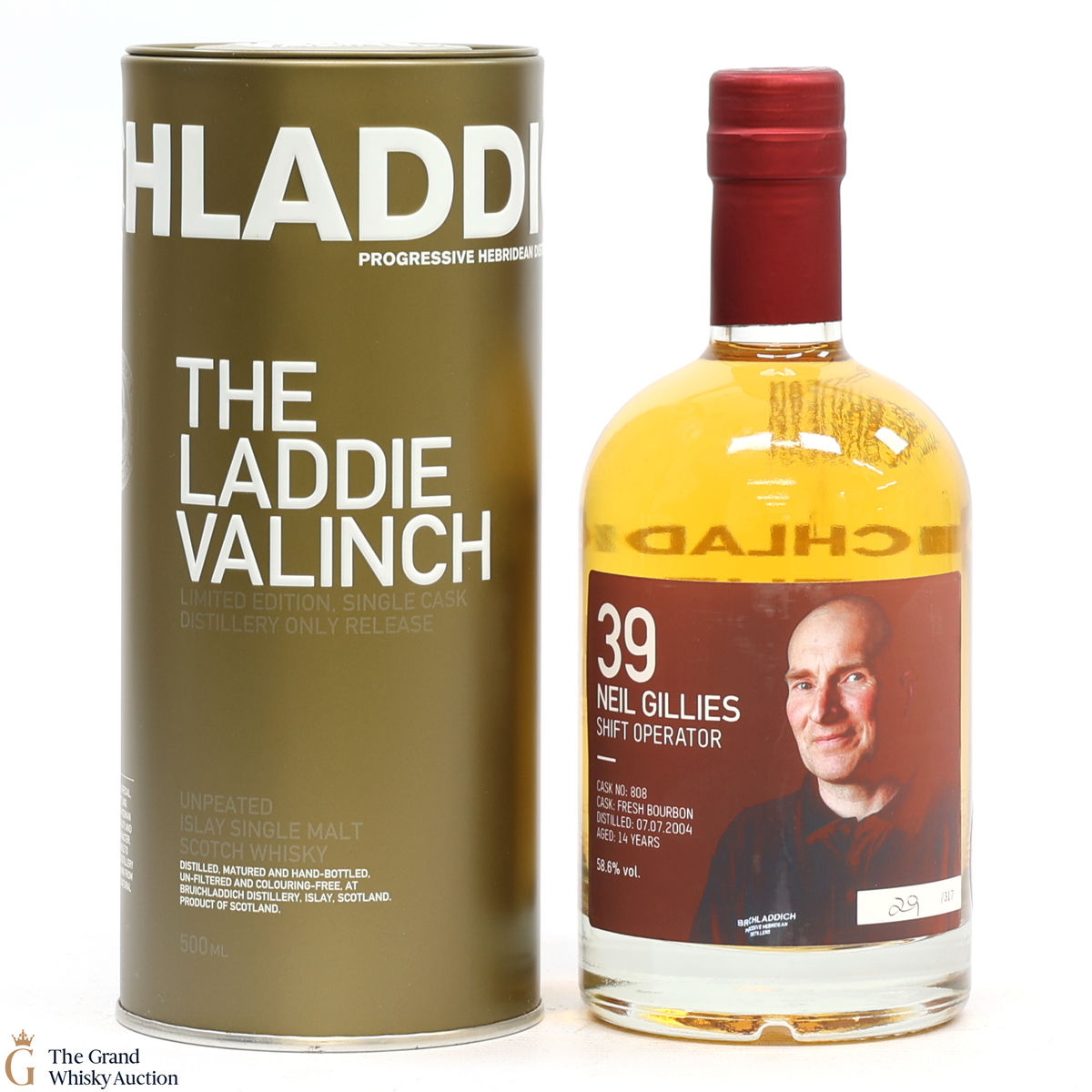 Bruichladdich - 14 Year Old - Valinch 39 - Neil Gillies (50cl)