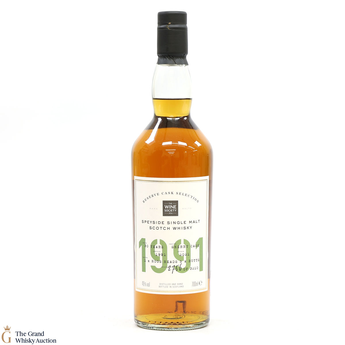 Speyside - 30 Year Old 1991 Sherry 2021 - Wine Society Reserve Cask No.5