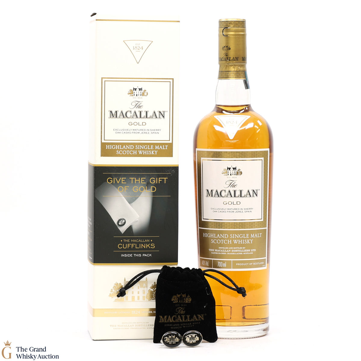 Macallan - The 1824 Series - Gold - With Cufflinks
