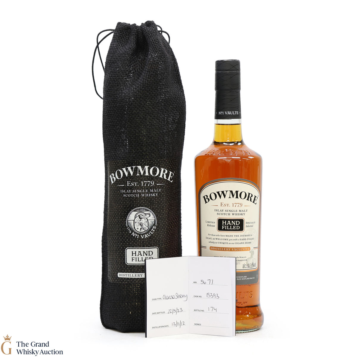Bowmore - 10 Year Old - 2012 Hand Filled - Cask #15393