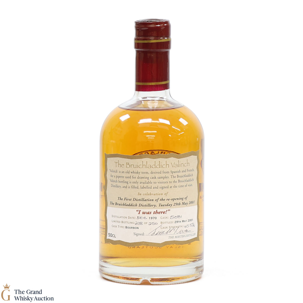 Bruichladdich - 30 Year Old 1970 - Valinch #5081 'I Was There' (50cl)