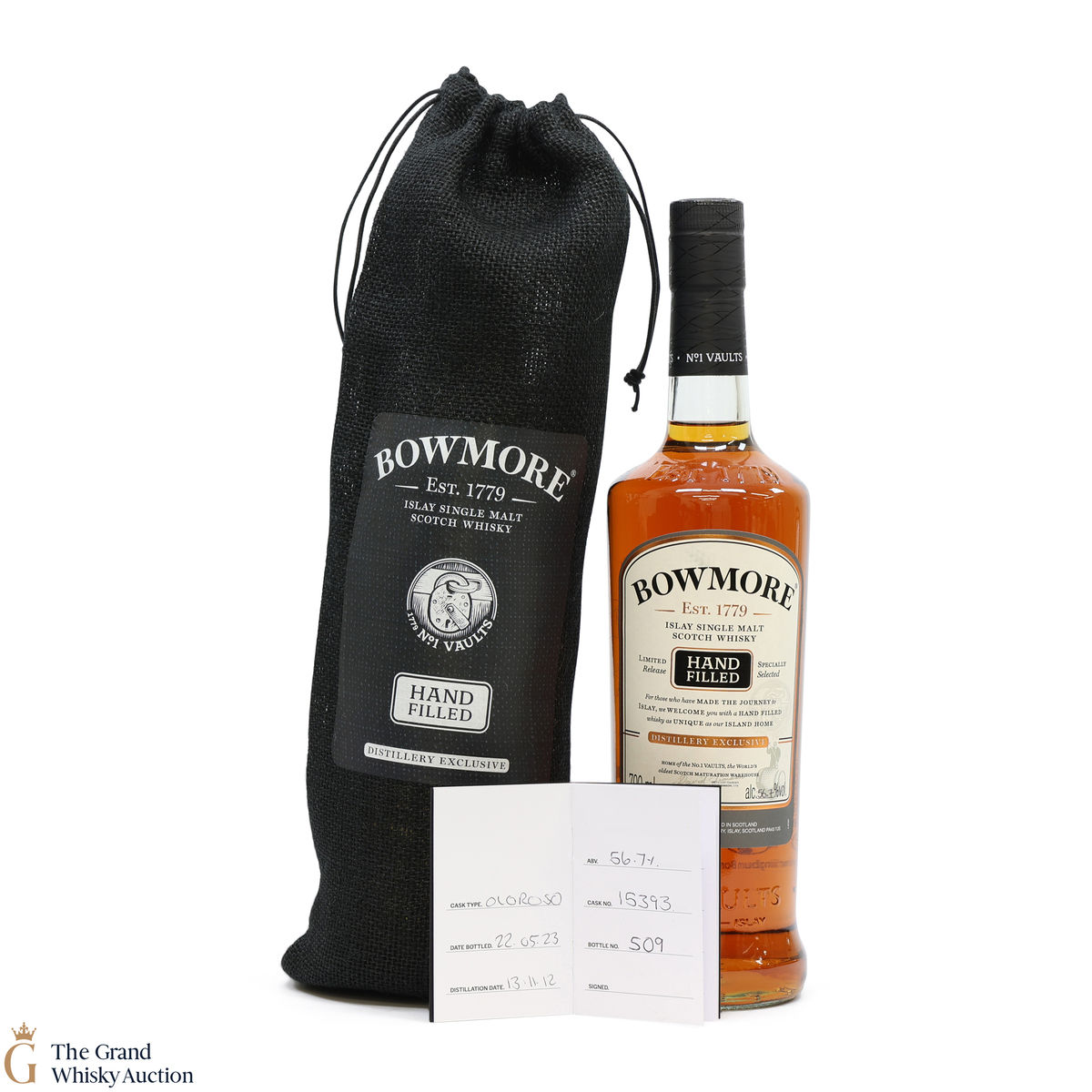 Bowmore - 10 Year Old - 2012 Hand Filled - Cask #15393