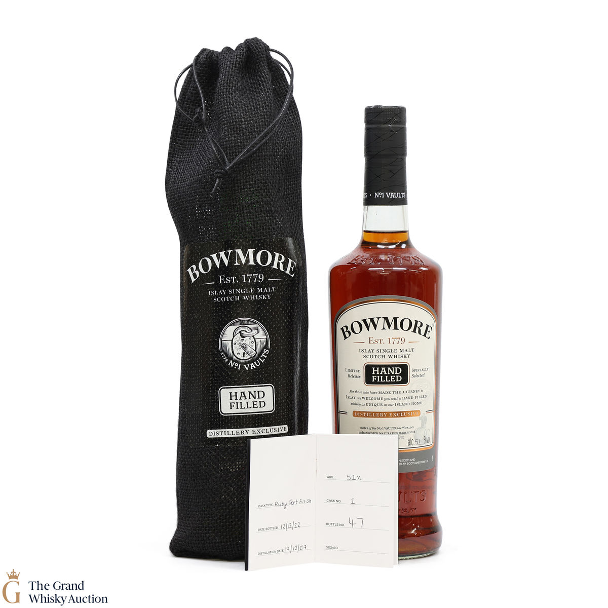 Bowmore - 14 Year Old 2007 - Ruby Port Finish #1 - Hand Fill 2022