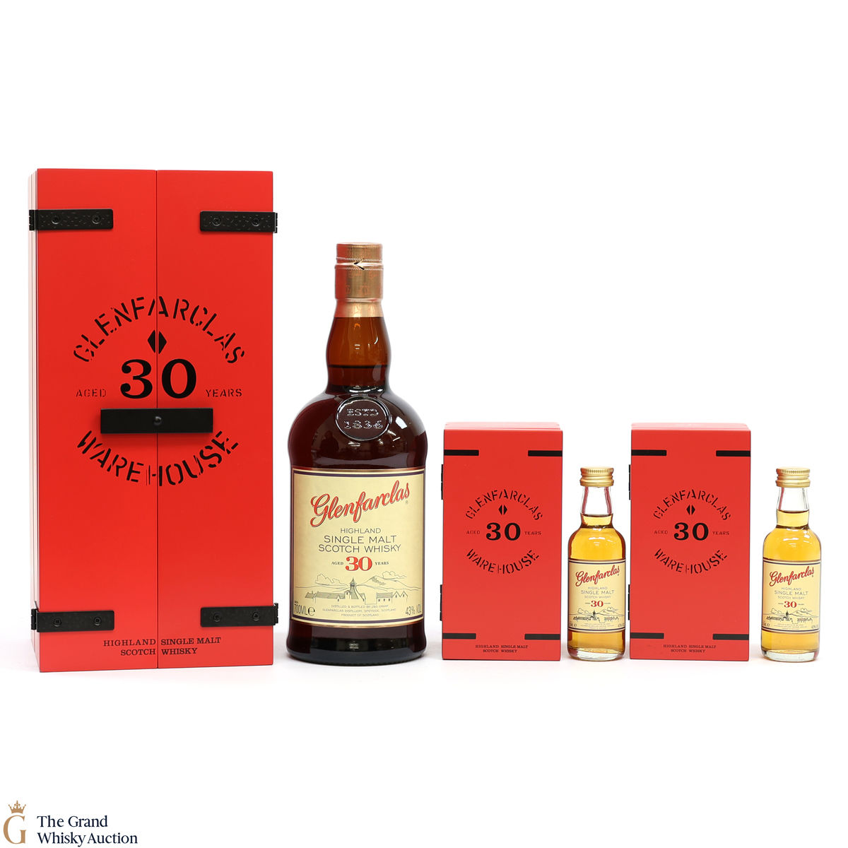 Glenfarclas - 30 Year Old - Warehouse (1x70cl + 2x5cl)
