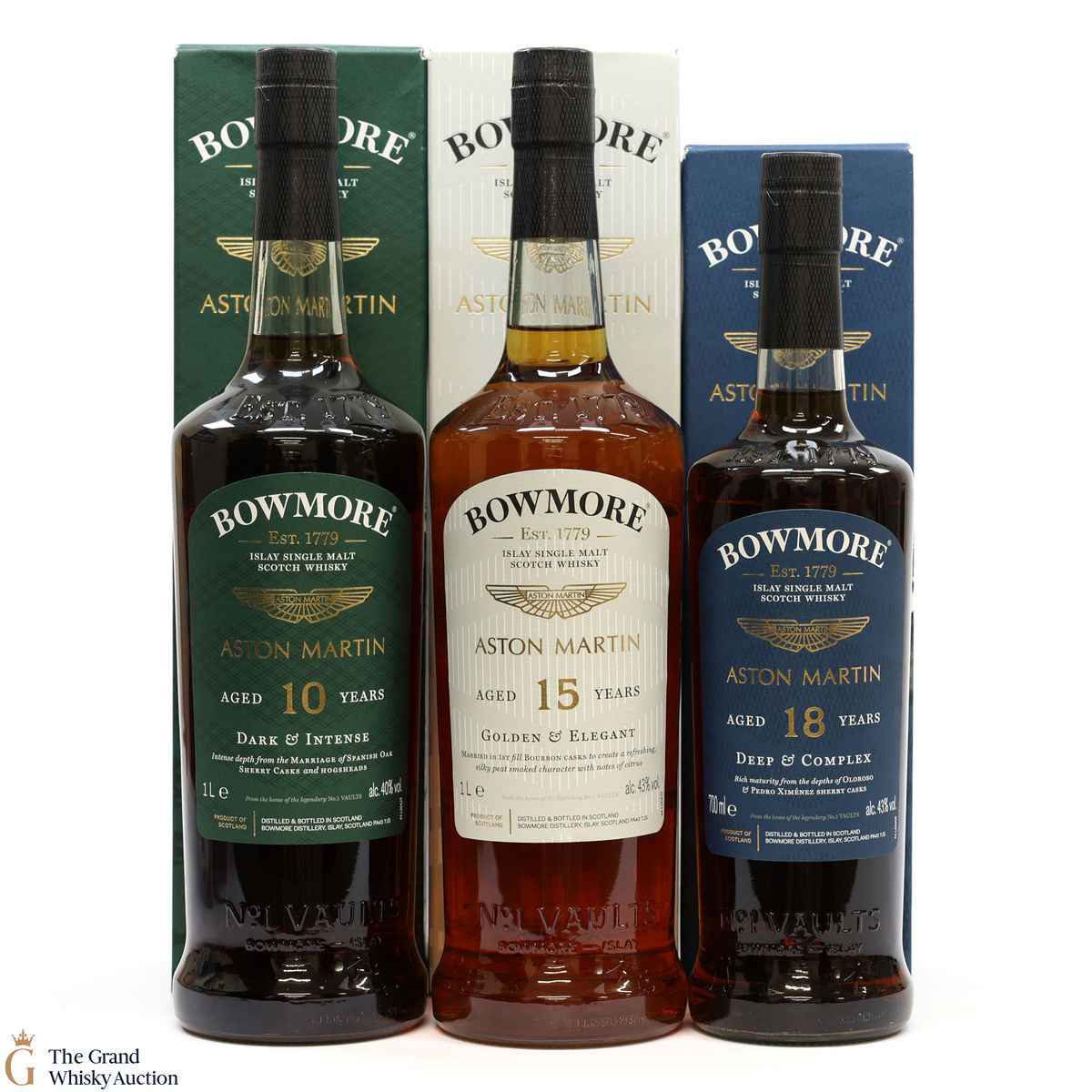 Bowmore - Aston Martin - Edition 1,2 & 3